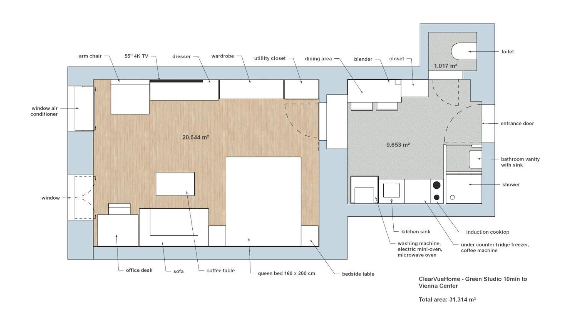 Clearvuehome - Green Studio 10Min To Vienna Center מראה חיצוני תמונה